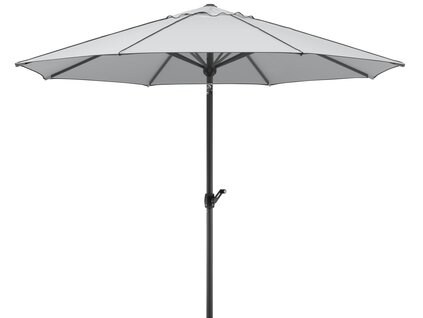 PREMIUM-Schutzhülle für Schirme bis 300 cm Ø mit RV und Stab anthrazitgrau
