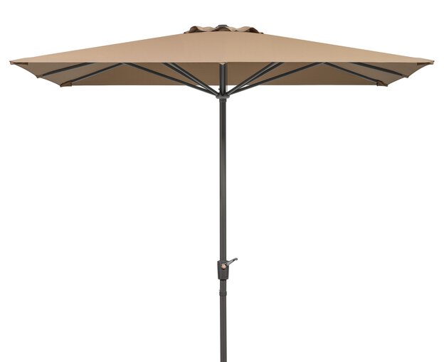 Schneider Schirme Korsika in ecru, 270x270 cm, on a white background.