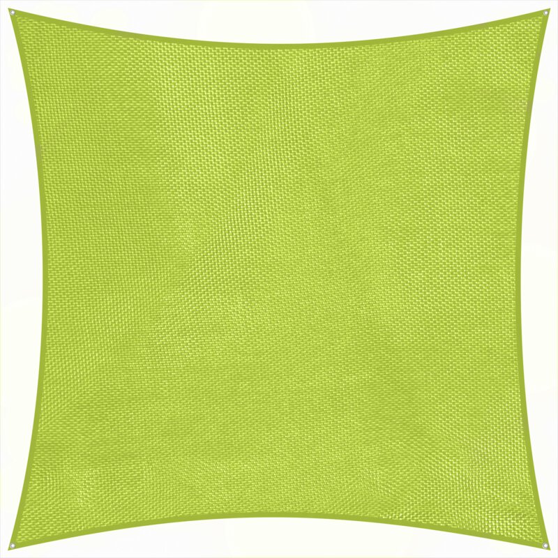 Schneider sun sail Lanzarote in apple green, on a white background.