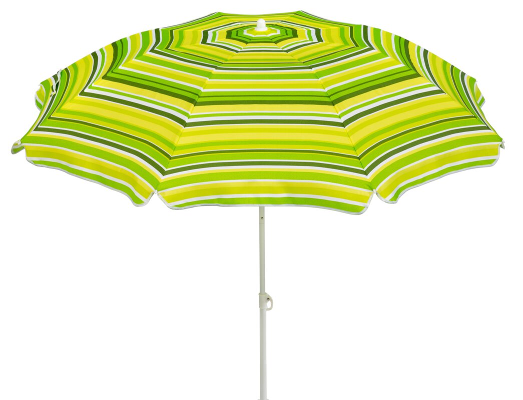 Schneider parasol Shorty in green, 180 cm diameter, on a white background.